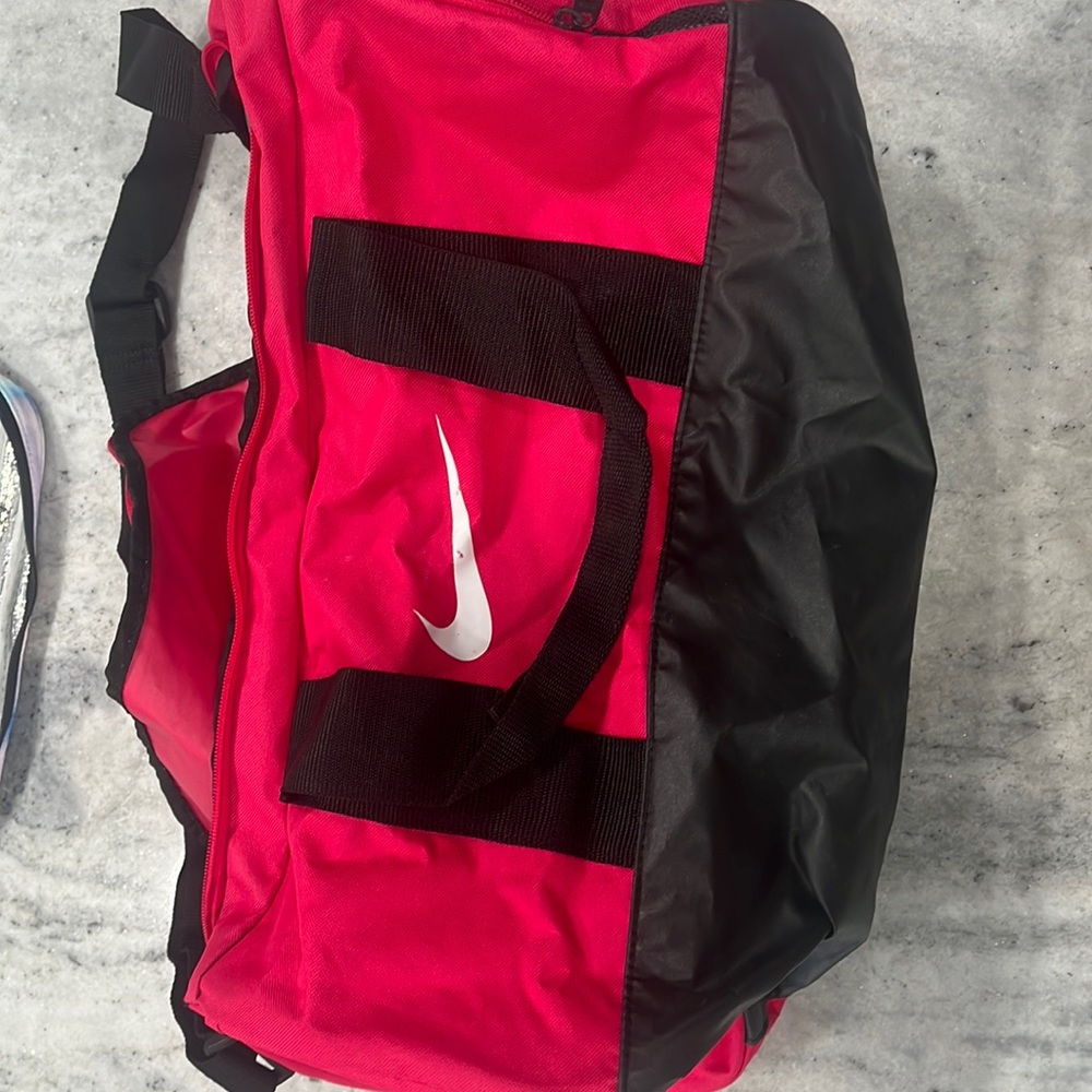 Pink Nike duffle bag normal use